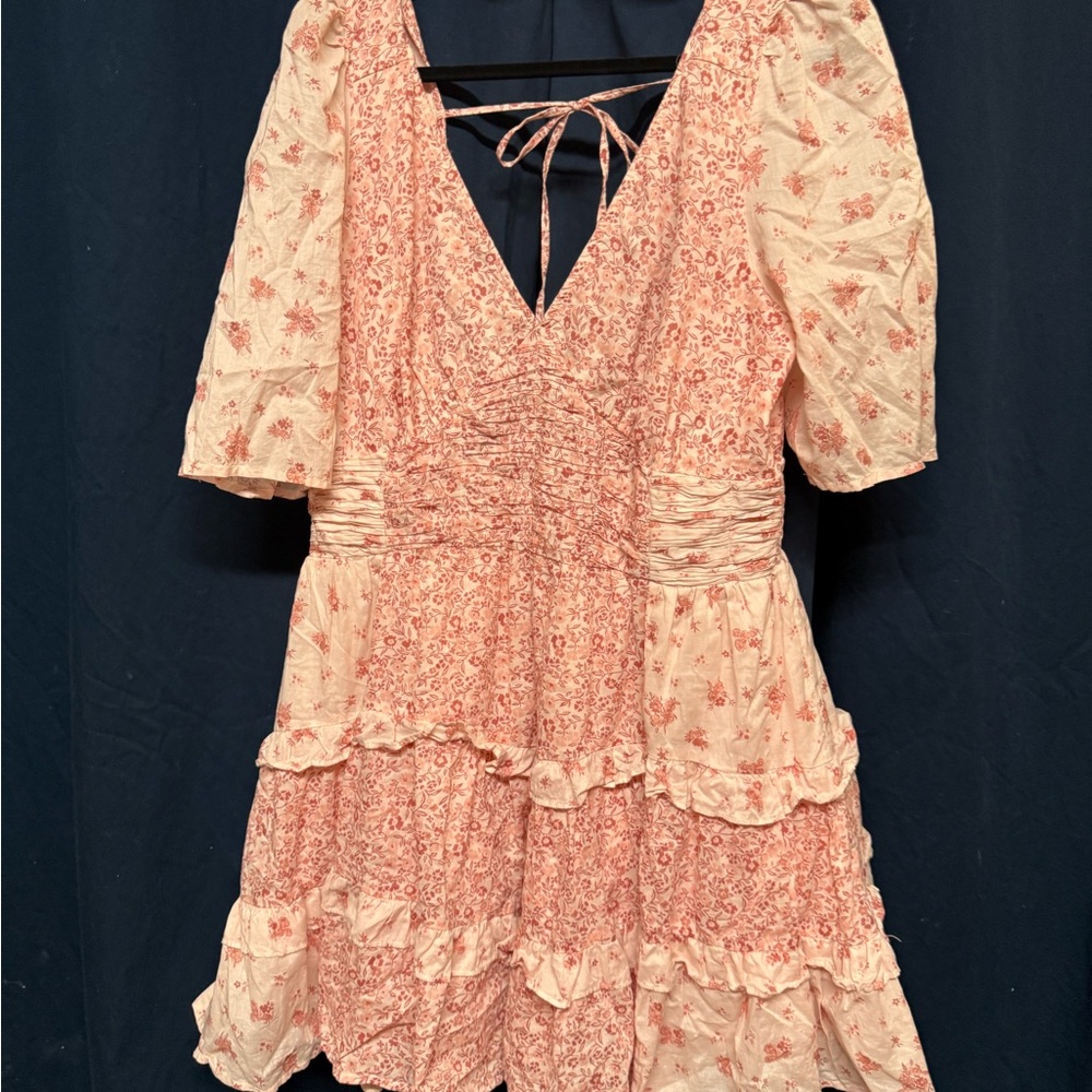 American Eagle Outfitters Pink Floral Mini Dress